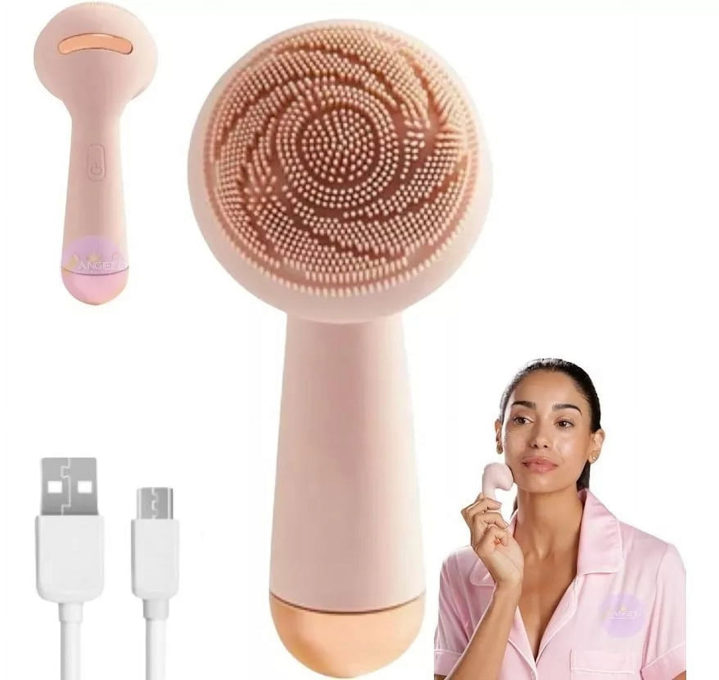 Cepillo Facial Sónico de Limpieza Profunda y Masaje Facial