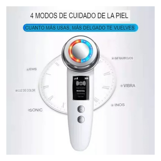 Masajeador Facial Ultrasónico 4 en 1