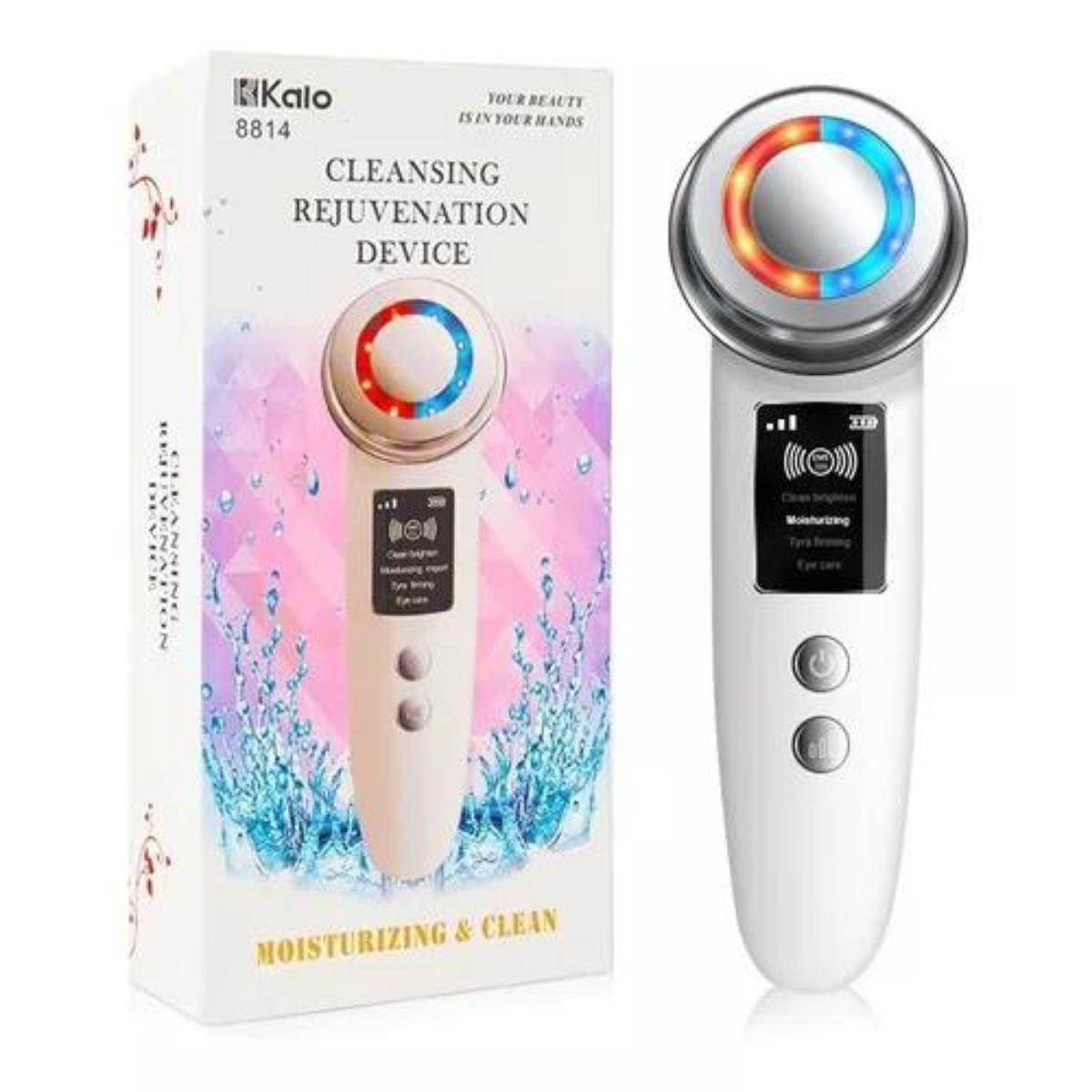 Masajeador Facial Ultrasónico 4 en 1