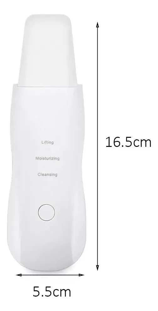 Espátula Facial Ultrasónica para Limpieza Profunda y Peeling Facial